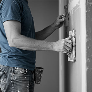Plamuren en glad afwerken
